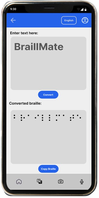 BrailleMate App